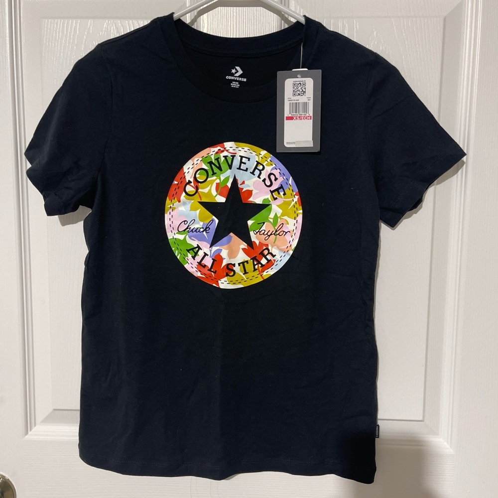 Converse women Black Star Graphic Tee